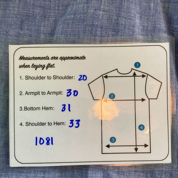 Tahari 100% Linen V-Neck Hooded 3/4 Sleeve Button Back Tunic Top Blue (Size 3X) - Picture 13 of 13